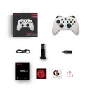 GameSir T4 Pro draadloze witte gamecontroller met gyroscoop, vibratie, RGB-achtergrondverlichting en ondersteuning voor meerdere platforms 10