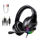 Gaming-hovedtelefoner med LED-baggrundsbelysning K2068 2