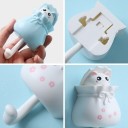 Ganchinho decorativo com gato C660 4