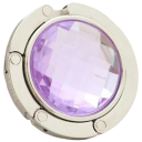 Gancho plegable para bolso de mesa, 4,5 cm, con diamantes de imitación, elegante, portátil, para cafetería 17