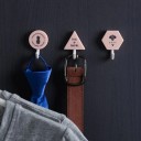 Ganchos adesivos de plástico 3 pcs 3