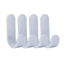 Ganchos adesivos de plástico 4 pcs 8