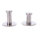 Ganchos adesivos em aço inox 3 pcs 1
