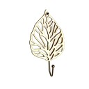 Ganchos de metal em forma de folha 10