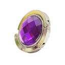 Ganchos dobráveis para bolsas de mesa 4,5 cm Gancho com pedra preciosa artificial Suporte elegante para bolsa Ganchos portáteis para mesa de café 11