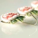 Ganci decorativi con rosa 2 pz 2
