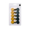 Ganci in plastica autoadesivi 10 pz 9