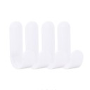 Ganci in plastica autoadesivi 4 pz 5