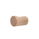 Gancio da parete minimalista per cappotti 5x3,5 cm in legno design compatto per appendere abbigliamento e accessori 2