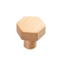 Gancio di legno a forma di vite 7