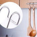 Gancio doppio in acciaio inox 2