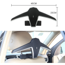 Gancio per abbigliamento da auto 20 x 46 cm Supporto per poggiatesta in ABS e lega Gancio da auto per giacca camicia cappotto Portata 20 kg 4