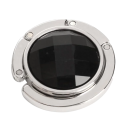 Gancio pieghevole per borse da tavolo 4,5 cm Gancio con gemma artificiale Elegante supporto per borse Appendino portatile da tavolo per caffè 4