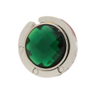 Gancio pieghevole per borse da tavolo 4,5 cm Gancio con gemma artificiale Elegante supporto per borse Appendino portatile da tavolo 14