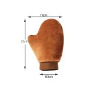 Gant d'application pour crème autobronzante Réversible et à séchage rapide 23 x 17 cm Matériau en velours imperméable Pour les deux mains pour une application uniforme 2