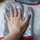 Gant de cuisine de Noël avec dessous 5