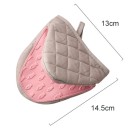 Gant de cuisine en silicone 14,5 x 13 cm Gant de protection résistant à la chaleur pour la cuisson, la pâtisserie, le grillage et la manipulation 2