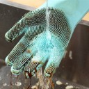 Gants avec brosse pour laver la vaisselle 4