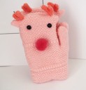 Gants d'hiver pour enfants avec renne A548 4