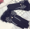 Gants d'hiver pour femmes avec nœud 1