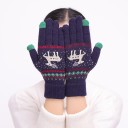 Gants d'hiver pour femmes avec un cerf 7