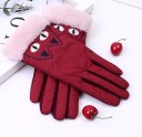 Gants d'hiver pour femmes avec un chat 5
