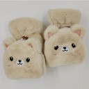 Gants d'hiver pour femmes Fluffy 4