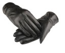 Gants d'hiver pour hommes en cuir véritable 1