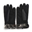 Gants d'hiver pour hommes en simili cuir 2