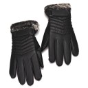 Gants d'hiver pour hommes en simili cuir 4