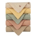 Gants de bain pour enfants Serviettes de visage en coton Ensemble de gants 5 pcs 23 x 23 cm 6