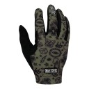 Gants de cyclisme et de plein air à doigts complets avec impression d'images sur le dos et la paume pour le vélo et d'autres activités 7