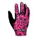 Gants de cyclisme et de plein air à doigts complets avec impression d'images sur le dos et la paume pour le vélo et d'autres activités 4