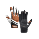 Gants de cyclisme unisexes Gants tactiles pour vélo en cachemire et cuir synthétique Gants confortables pour la conduite en ville et en terrain 5
