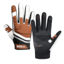 Gants de cyclisme unisexes Gants tactiles pour vélo en cachemire et cuir synthétique Gants confortables pour la conduite en ville et en terrain 1