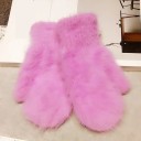 Gants de femme en fausse fourrure J3011 10
