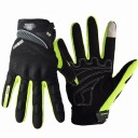 Gants de moto de course en textile intégral respirants Gants de moto antidérapants en polyester nylon PVC mousse durables 3