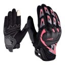 Gants de moto en maille et respirants à écran tactile, à doigts complets avec protections des articulations et de la paume en polyester 9