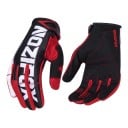 Gants de motocross et de cyclisme à doigts complets avec grand logo sur le dos et paume rembourrée pour la conduite tout terrain 6