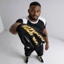 Gants de motocross et de cyclisme à doigts complets avec grand logo sur le dos et paume rembourrée pour la conduite tout terrain 3
