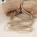 Gants de neige pour enfants avec fourrure J2878 2
