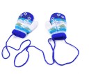 Gants de neige rayés pour enfants J2880 11