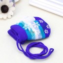 Gants de neige rayés pour enfants J2880 1
