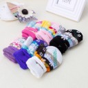 Gants de neige rayés pour enfants J2880 4