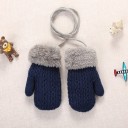 Gants de ski pour enfants avec fourrure 4