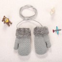 Gants de ski pour enfants avec fourrure 3