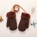 Gants de ski pour enfants avec fourrure 5