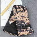 Gants de ski pour hommes avec motif camouflage 7