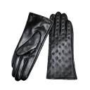 Gants en cuir noirs pour femmes 1