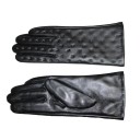 Gants en cuir noirs pour femmes 2